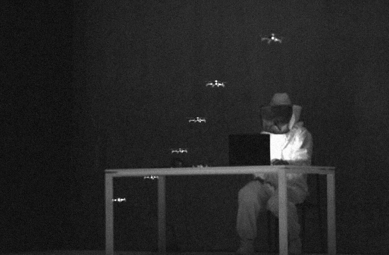 Flying Bodies Across the field